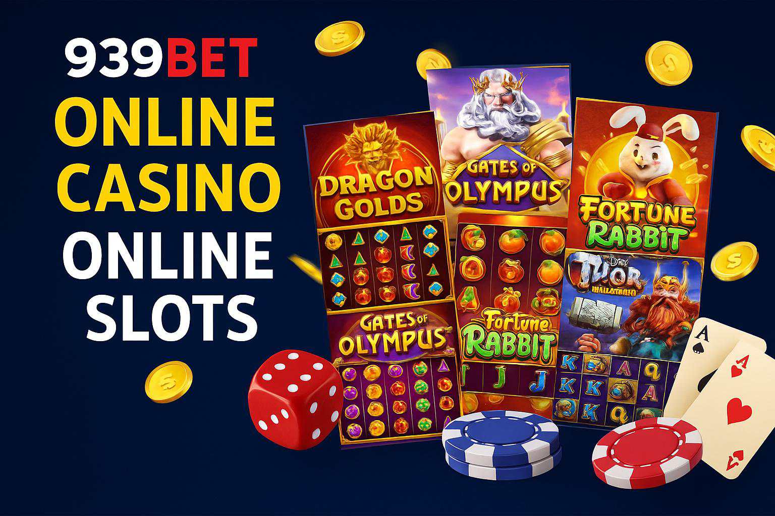 Explore o mundo das slot machines no 939BET Casino